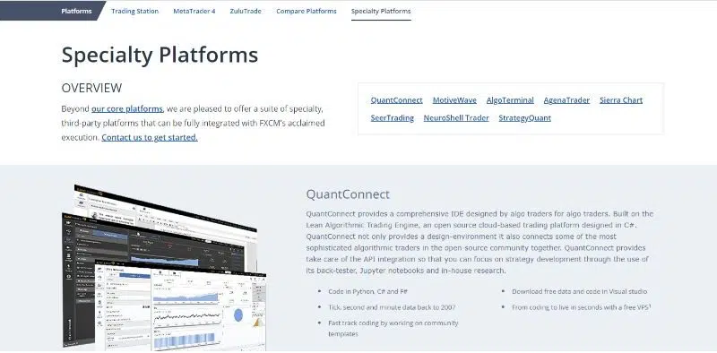 FXCM Platforms