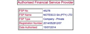 FSCA Regulation